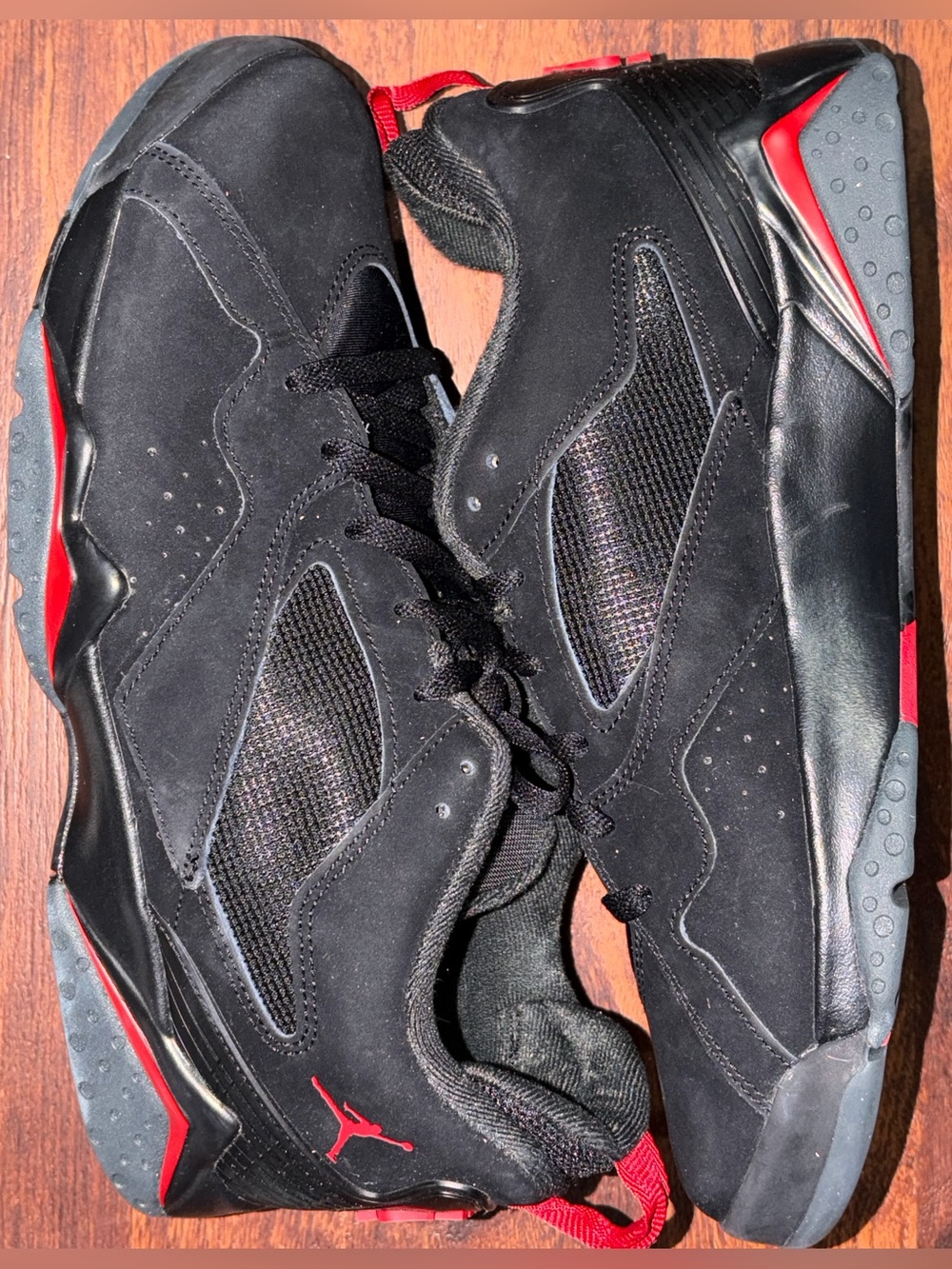 Jordan size 13 Black and Red Retro Basketball Shoes